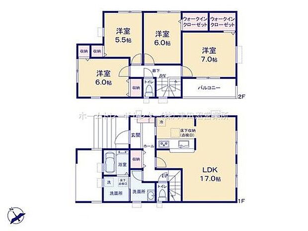 １号棟
価格	3390万円間取り4LDK
土地面積126.59m2建物面積110.97m2