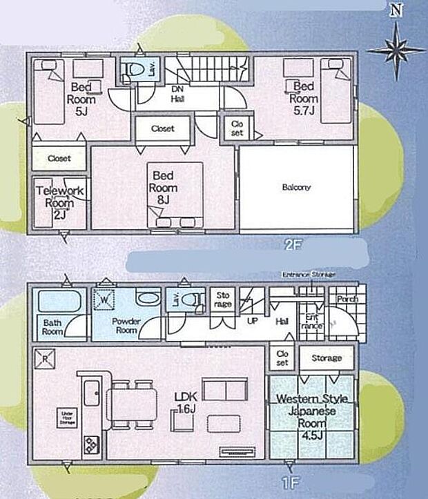 (6号棟)、価格2588万円、4LDK+S、土地面積142.81m2、建物面積95.58m2