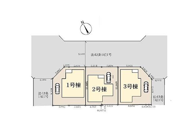 【全体区画図】家族をシアワセに導く優美な街【井野】に新築戸建てが登場しました。多彩な間取りプラン・多彩な充実した収納プランを実現した充実住宅となっております。いつでも御案内可能です♪ぜひお気軽にお問合せ下さい♪