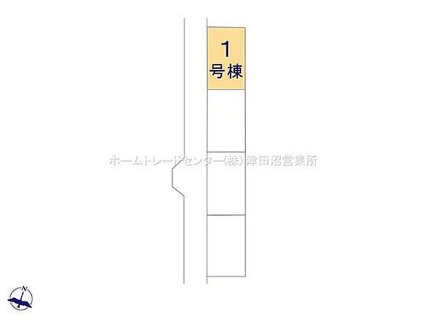 【全体区画図】◎駐車スペース2台分のゆとりあるスペース♪

◎広々としたお庭付きで、ガーデニングや家庭菜園♪