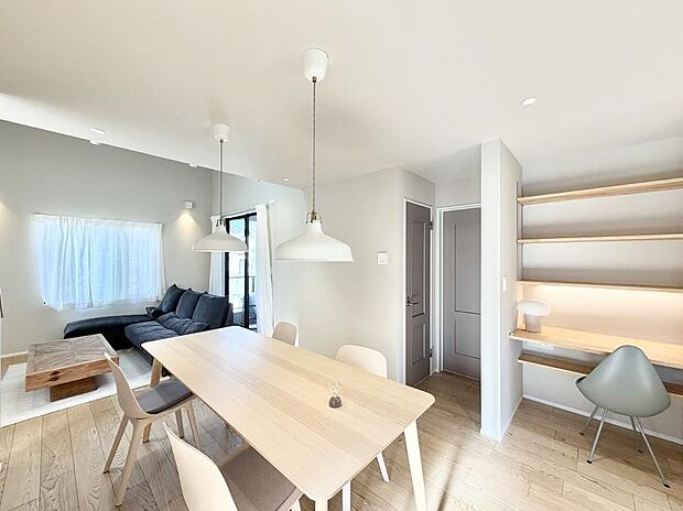 ■温もりを感じる、居心地のいいリビング