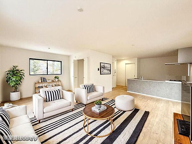 ■くつろぎと笑顔が集まる、心温まるリビング