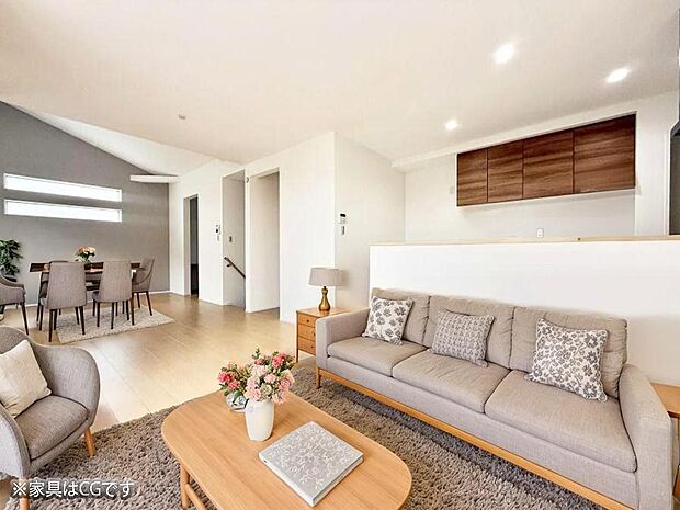 ■くつろぎと笑顔が集まる、心温まるリビング