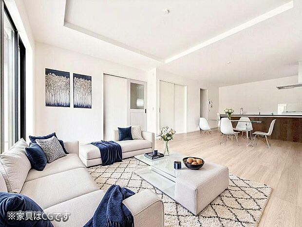 ■心落ち着く場所、ゆったり過ごせるリビング