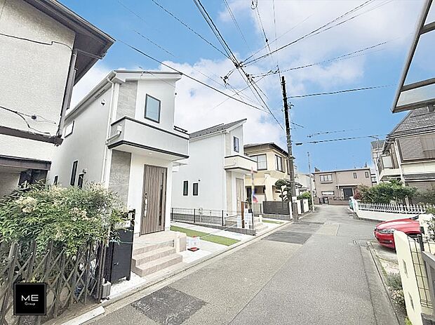 【前面道路含む現地写真】■新しい住まい、街の新しい風景