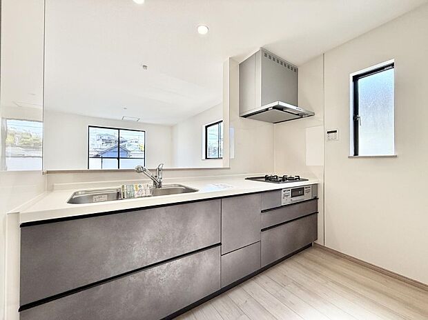 【キッチン】■シンプルで美しく心地よい時間を生むキッチン空間