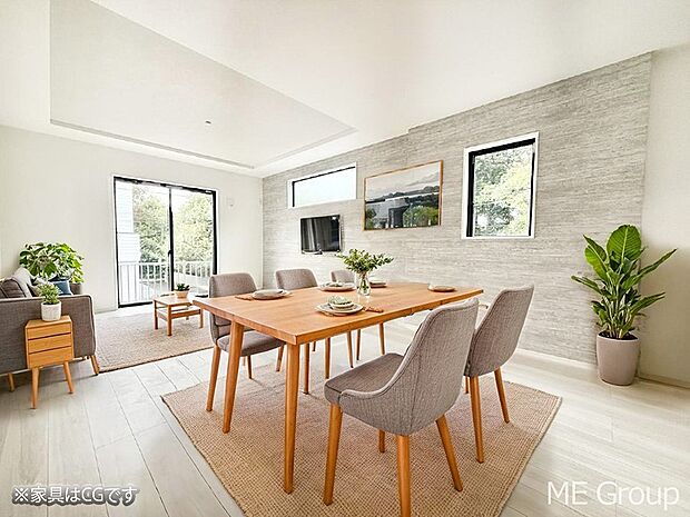 【リビング】■家族の時間を彩る、快適で癒される空間