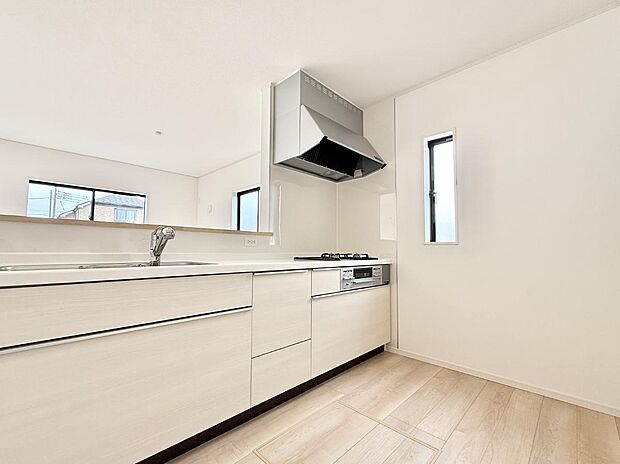 【キッチン】■シンプルで美しく心地よい時間を生むキッチン空間