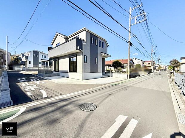 【前面道路含む現地写真】■新しい住まい、街の新しい風景