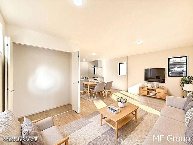 【リビング】■心落ち着く場所、ゆったり過ごせるリビング