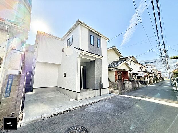 【前面道路含む現地写真】■新しい住まい、街の新しい風景