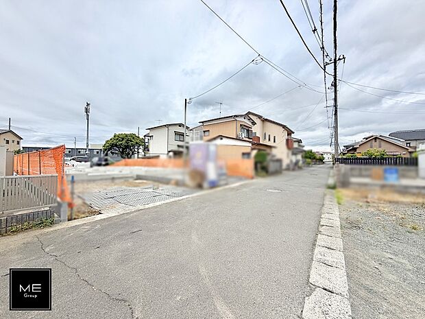 【前面道路含む現地写真】■新しい住まい、街の新しい風景