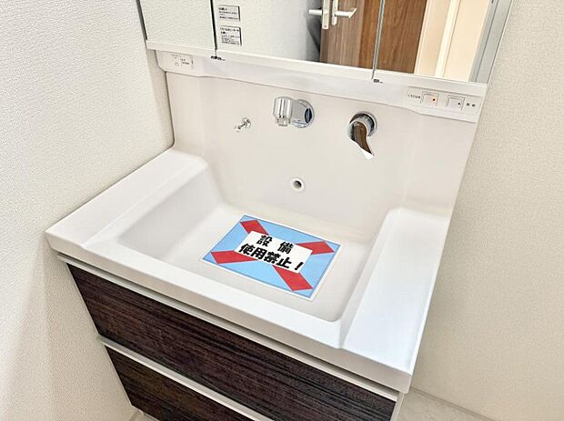 【ハンドシャワー付洗面台】■細かい部分まで洗いやすく便利なハンドシャワー付き