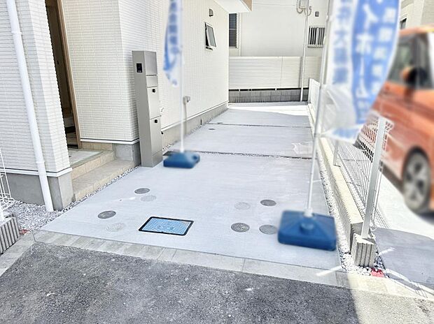 【駐車場】3号棟 ■快適な駐車スペースで安心