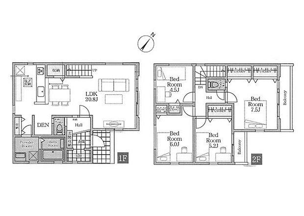 【4LDK】1号棟  