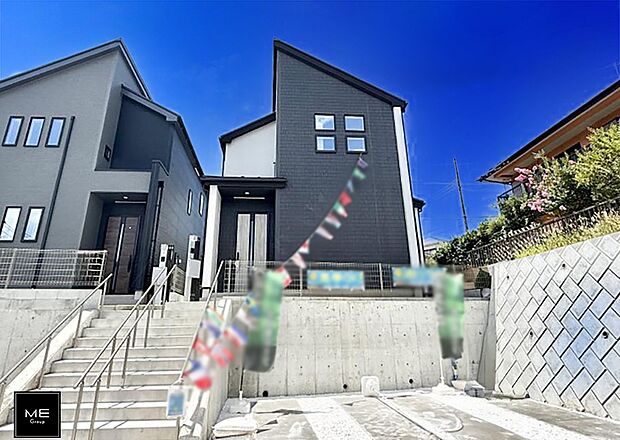 【現地外観写真】1号棟 ■暮らしを豊かにする充実した仕様設備で快適に