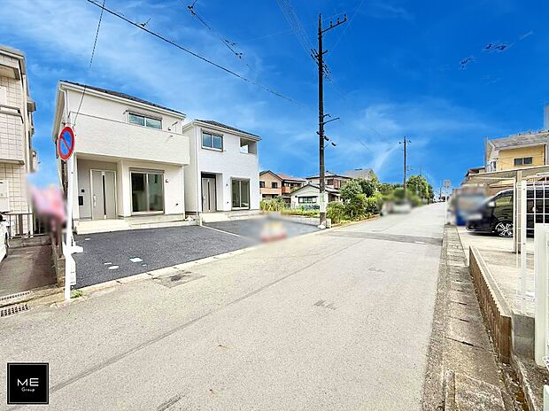 【前面道路含む現地写真】■新しい住まい、街の新しい風景
