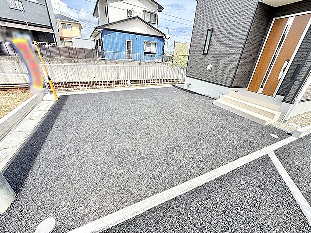 【駐車場】3号棟 ■快適な駐車スペースで安心