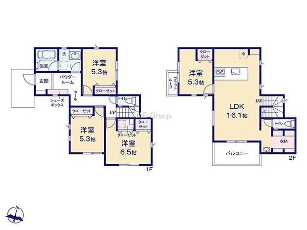 【4LDK】2号棟