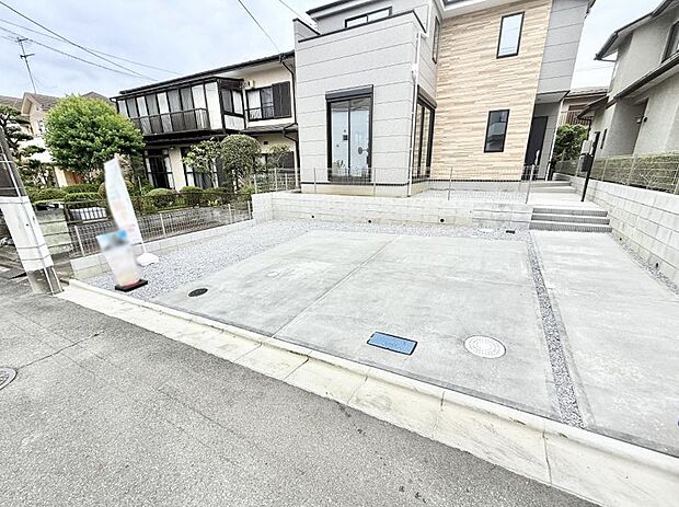 【駐車場】1号棟  ■快適な駐車スペースで安心