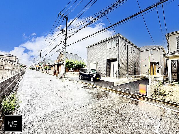 【前面道路含む現地写真】■新しい住まい、街の新しい風景