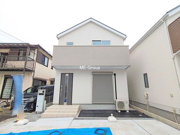 【現地外観写真】1号棟 ■家族みんなが笑顔で過ごせる、安心感のある住まい