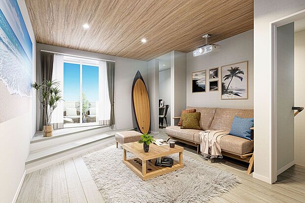 【建物プラン例（SL）】総額（土地＋建物＋外構）4490万円