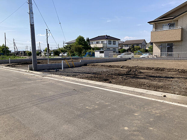 現地(5/2) ◎販売開始しました!この場所に、新しい住まいが誕生します!◎