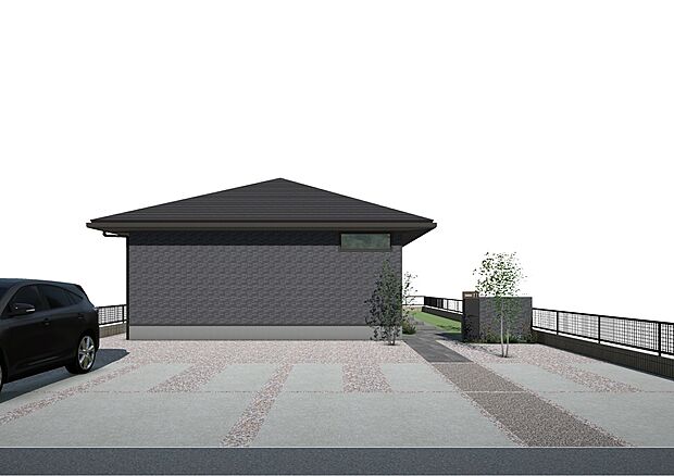 駐車場が4台分確保した92.76坪のゆとりの敷地です。