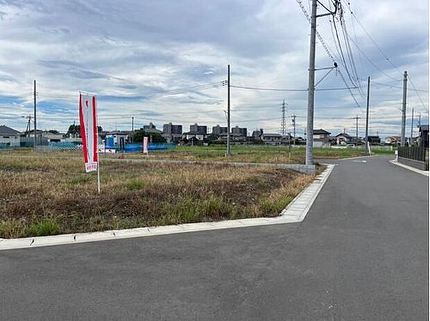 【現地】総24区画の分譲地です。建売住宅、注文住宅用の土地もご案内可能です。