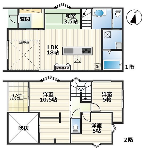 【1号棟】間取図