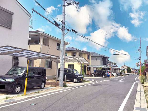 下笠町ニュータウン街並み