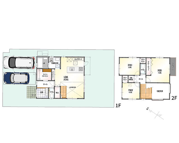 【3LDK】ZEH+/W断熱/蓄電池7.4kW搭載/全館空調with air搭載