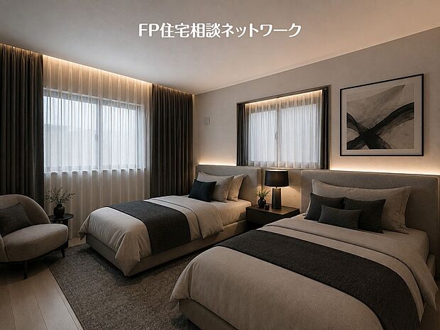 ■居室■本画像はAIがCGで家具作成しており、実際の現地に家具は設置されておりません。また、販売価格に家具等は含まれておりません。