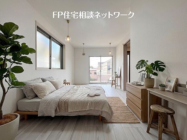 【リビング以外の居室】■寝室■本画像はAIがCGで家具作成しており、実際の現地に家具は設置されておりません。また、販売価格に家具等は含まれておりません。