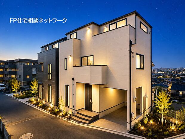 【類似外観同仕様】施工例のため分譲中の建物とは外壁、屋根開口部等の形状・仕様が異なります。