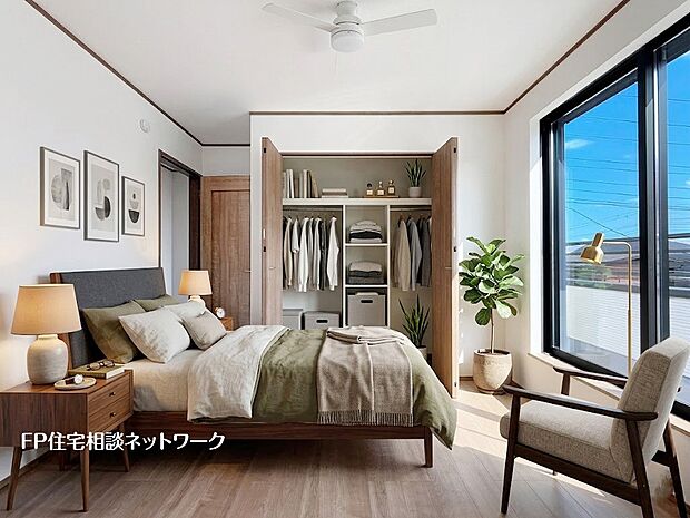 【リビング以外の居室】■居室■本画像はAIがCGで家具作成しており、実際の現地に家具は設置されておりません。また、販売価格に家具、小物等は含まれておりません。