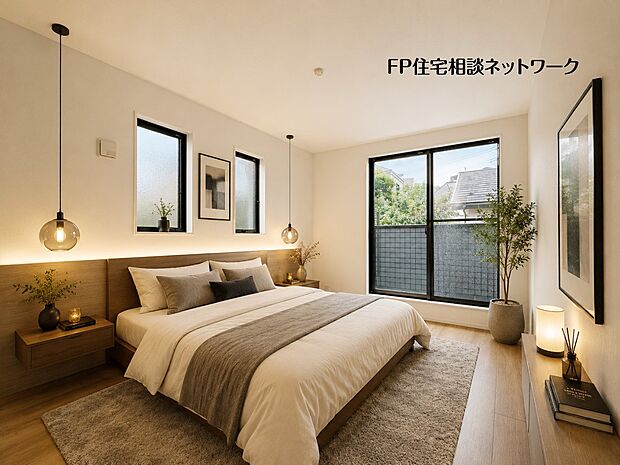 【リビング以外の居室】■洋室■本画像はAIがCGで家具作成しており、実際の現地に家具は設置されておりません。また、販売価格に家具、小物等は含まれておりません。