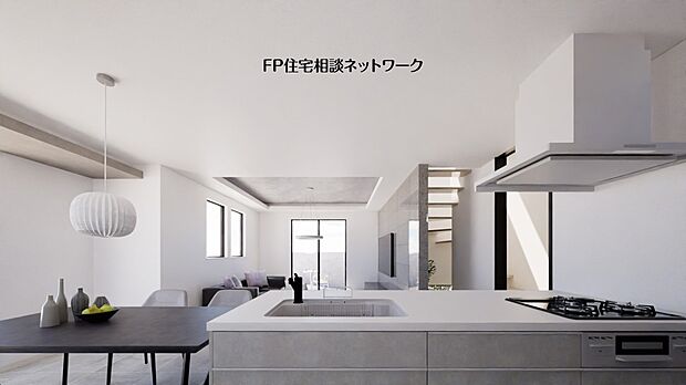 【その他】開放感あふれるスタイリッシュなLDK。洗練されたアイランドキッチンを中心に、家族との会話が自然と弾む空間設計。