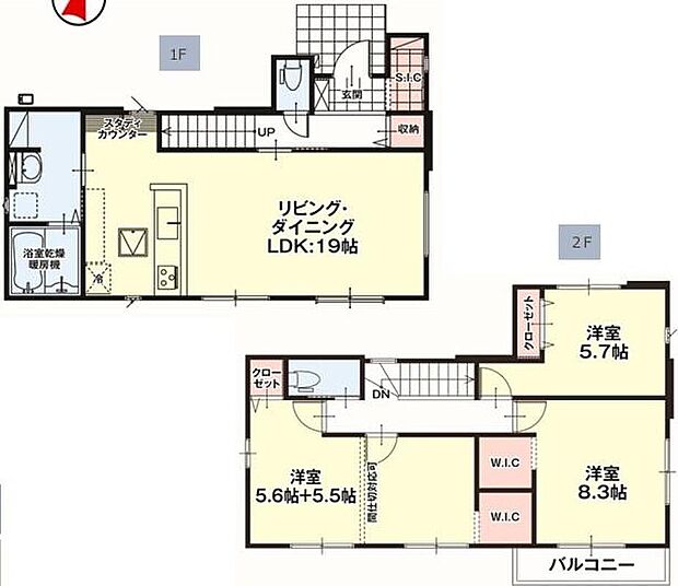 (2号棟)、価格2699万円、3LDK+S、土地面積163.47m2、建物面積105.16m2
