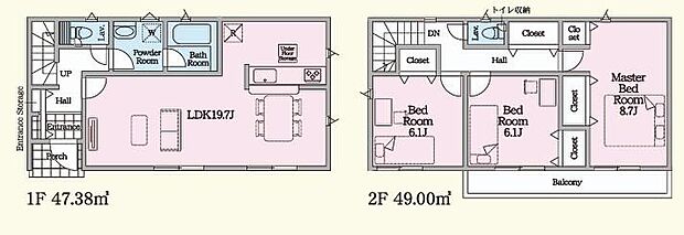 (5号棟)、価格3090万円、3LDK、土地面積138.15m2、建物面積96.38m2
