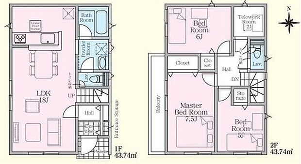 (1号棟)、価格2590万円、3LDK、土地面積155.39m2、建物面積87.48m2