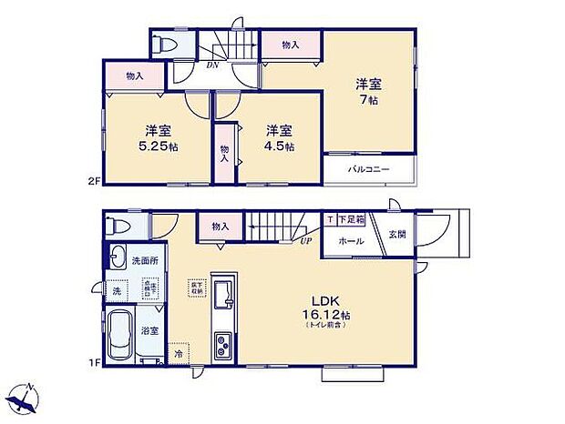 (A号棟)、価格2790万円、3LDK、土地面積100.93m2、建物面積79.07m2