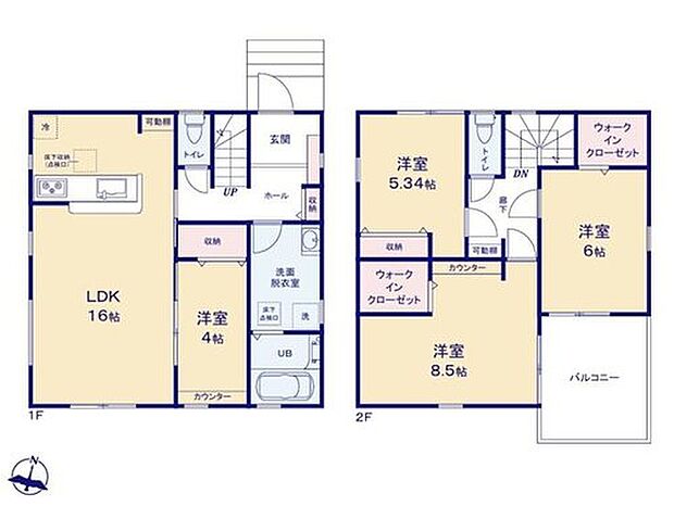 (1号棟)、価格4080万円、4LDK、土地面積147.71m2、建物面積99.77m2