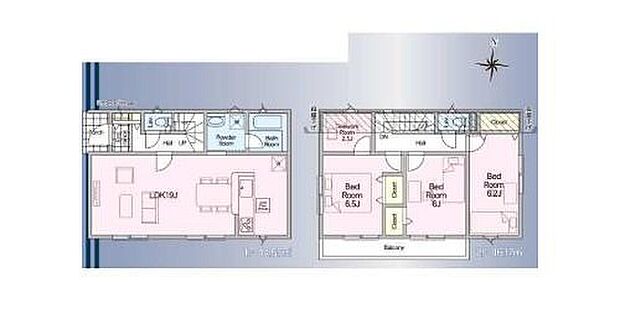 (1号棟)、価格2680万円、3LDK、土地面積120.35m2、建物面積90.72m2