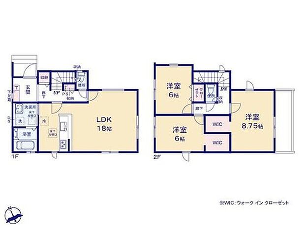 (1号棟)、価格3999万円、3LDK、土地面積100.03m2、建物面積96.04m2