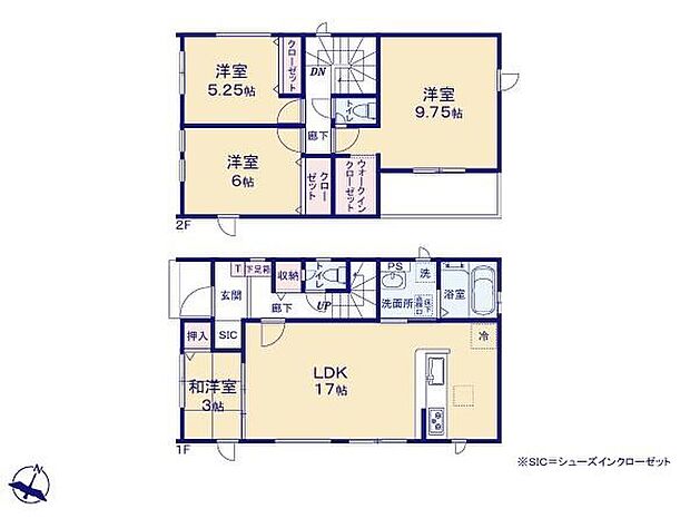 (3号棟)、価格2980万円、4LDK、土地面積109.34m2、建物面積97.71m2