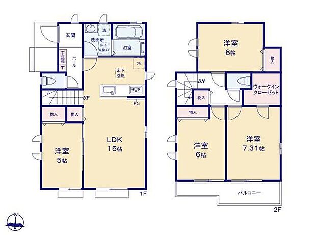 (A号棟)、価格4290万円、4LDK、土地面積109.23m2、建物面積94.09m2