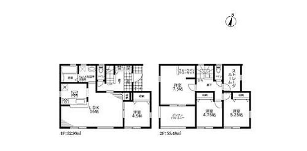 (1号棟)、価格2980万円、4LDK+S、土地面積194.44m2、建物面積108.47m2