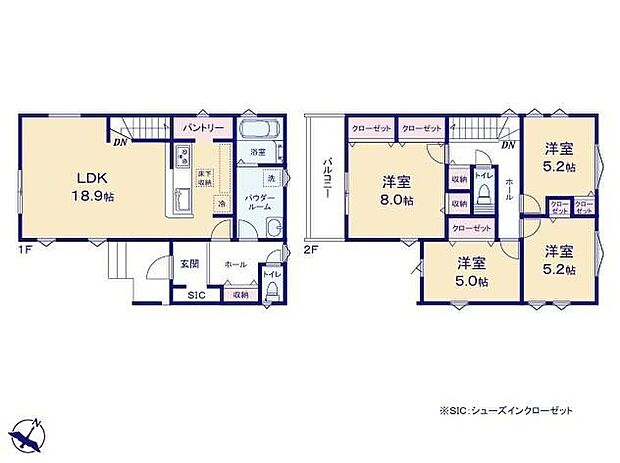 (1号棟)、価格4699万円、4LDK、土地面積115.09m2、建物面積109.98m2 